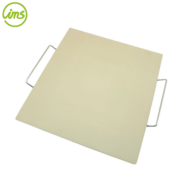 SQ Pizza Stone S2 | Heavy Duty Square Baking Stone for Pizza, Bread, Pie & BBQ